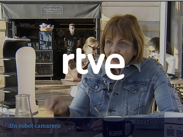 Bumerania en RTVE: robot ayuda en hostelería