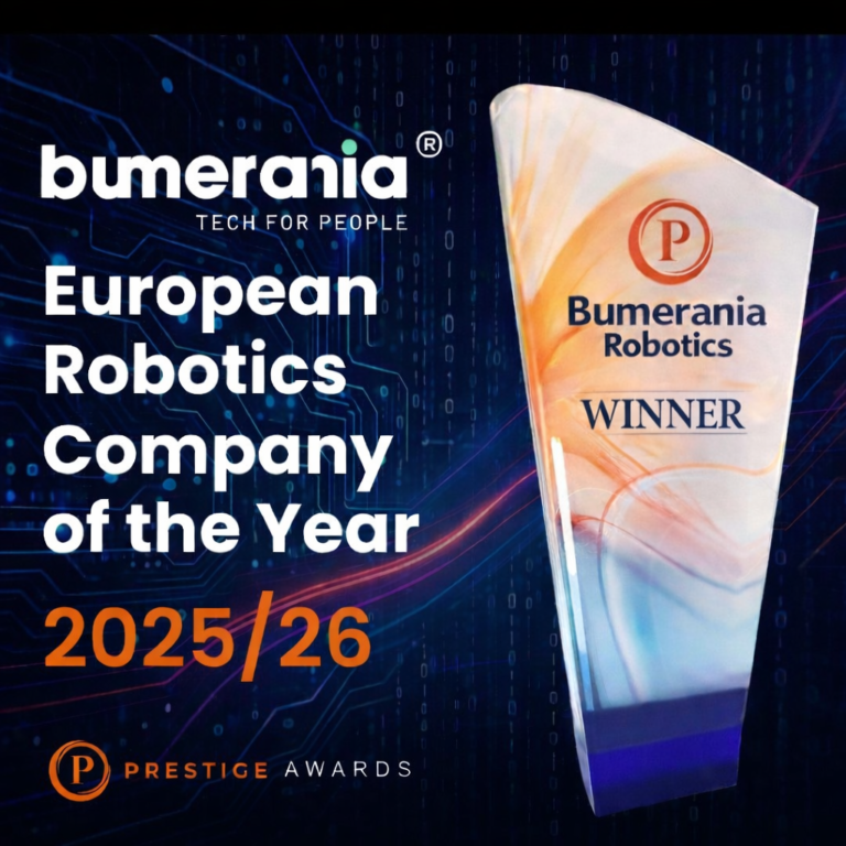 Bumerania elegida empresa de robótica del año en Europa