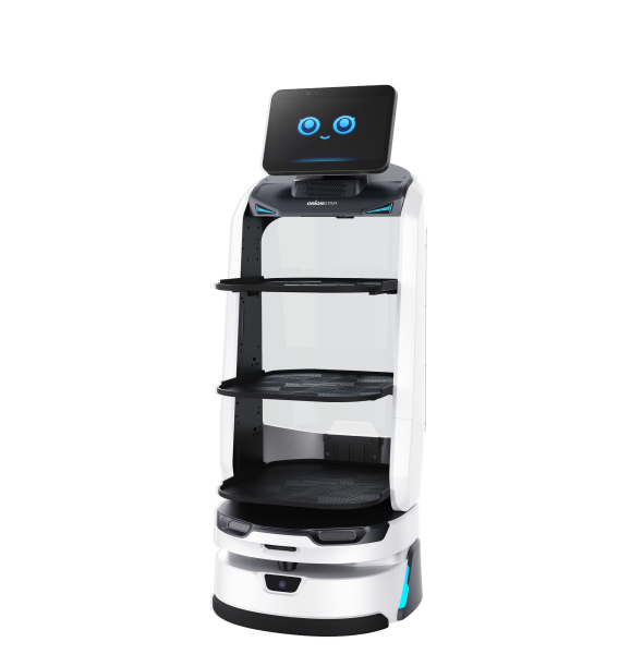 robots inteligentes, LuckiBot Pro, robot camarero de servicio, de entrega